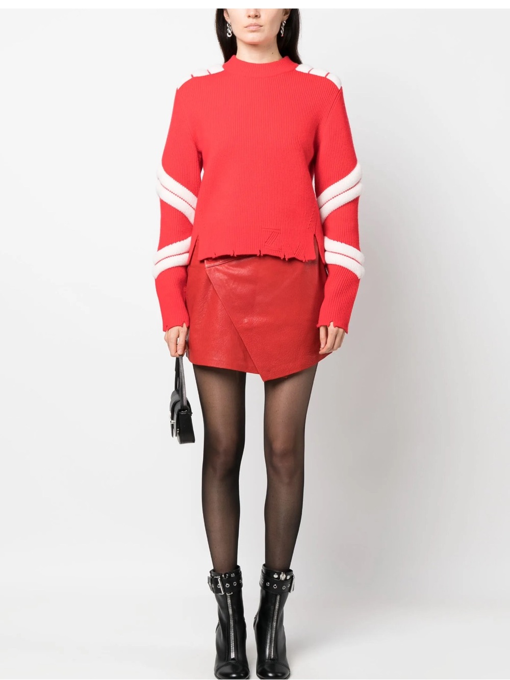 Zadig&Voltaire Red Georgia wool sweater MWT MEDIUM $698 MSRP